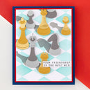Spellbinders Etched Dies I Wantit All - Checkmate, BD-1077