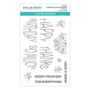 Spellbinders Clear Stamp Set - Kaleidoscope Arch Sentiments, STP-208