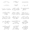 Spellbinders Clear Stamp Set - Envelope of Wonder Sentiments, STP-211