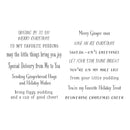 Spellbinders Clear Stamp Set - Dancin' Christmas Sentiments, STP-216