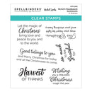 Spellbinders Clear Stamp Set - Nichol's Needlework Sentiments, STP-240