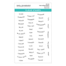 Spellbinders Clear Stamp Set - Color Swatch Names, STP-251