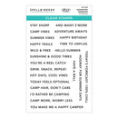 Spellbinders Clear Stamp Set - Summertime Sentiments, STP-269