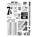 Mid Aug - Spellbinders Clear Stamp Set - Keepsake Numbers, STP-279 Esther Glas