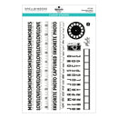 Mid Aug - Spellbinders Clear Stamp Set - Keepsake Strips, STP-280 Esther Glas