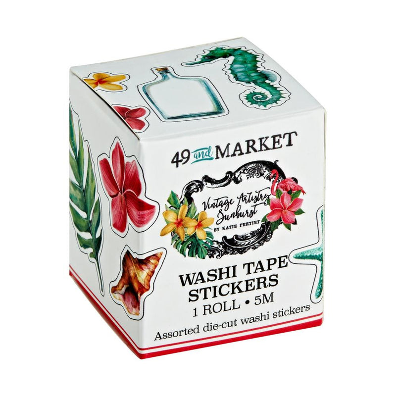 49 & Market Washi Tape Sticker Roll - Vintage Artistry Sunburst, SUN24838