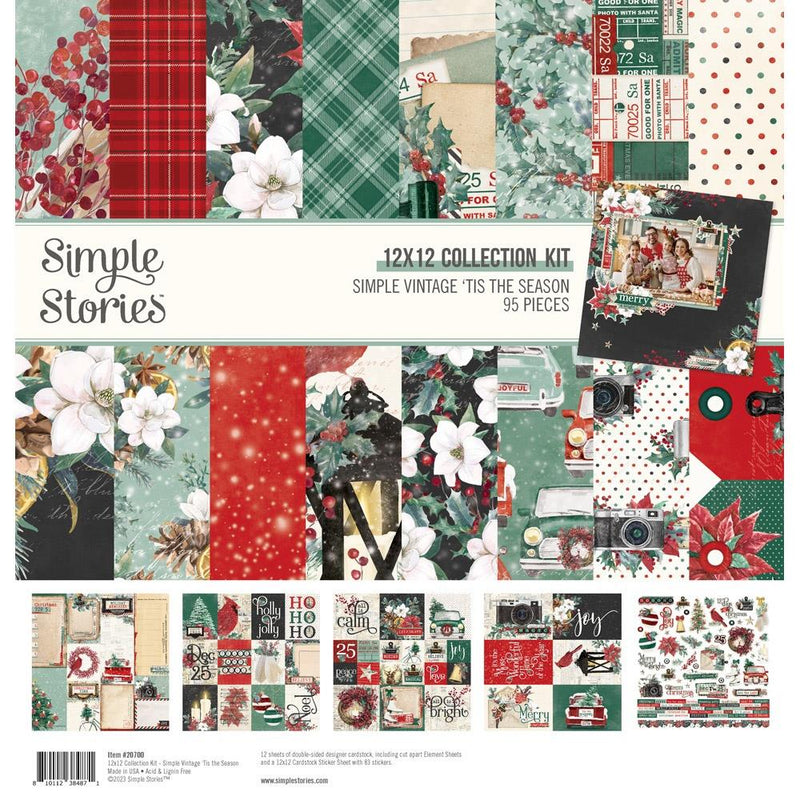Simple Stories - Simple Vintage 'Tis the Season, - 12x12 Collection Kit, SVS20700