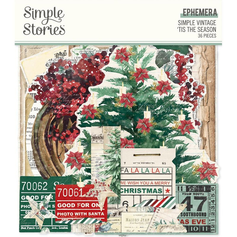 Simple Stories - Simple Vintage 'Tis the Season, - Ephemera, SVS20724