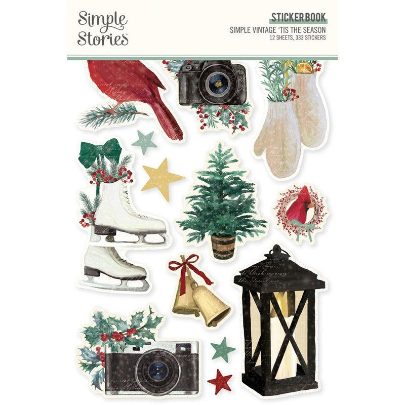 Simple Stories - Simple Vintage 'Tis the Season, - Sticker Book, SVS20725