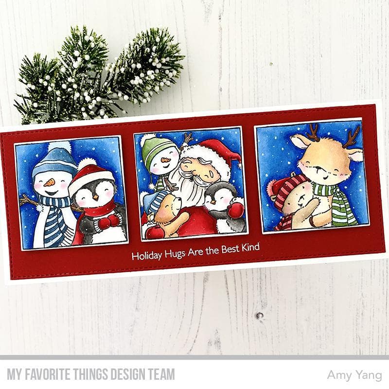 My Favorite Things Stamp Set - Selfies With Santa, MFT-SY-38 Retired