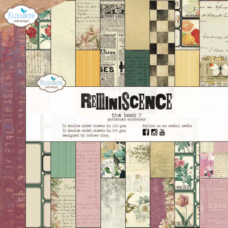 Coming Soon - Elizabeth Craft Designs - Reminiscene the Book 9, PB09