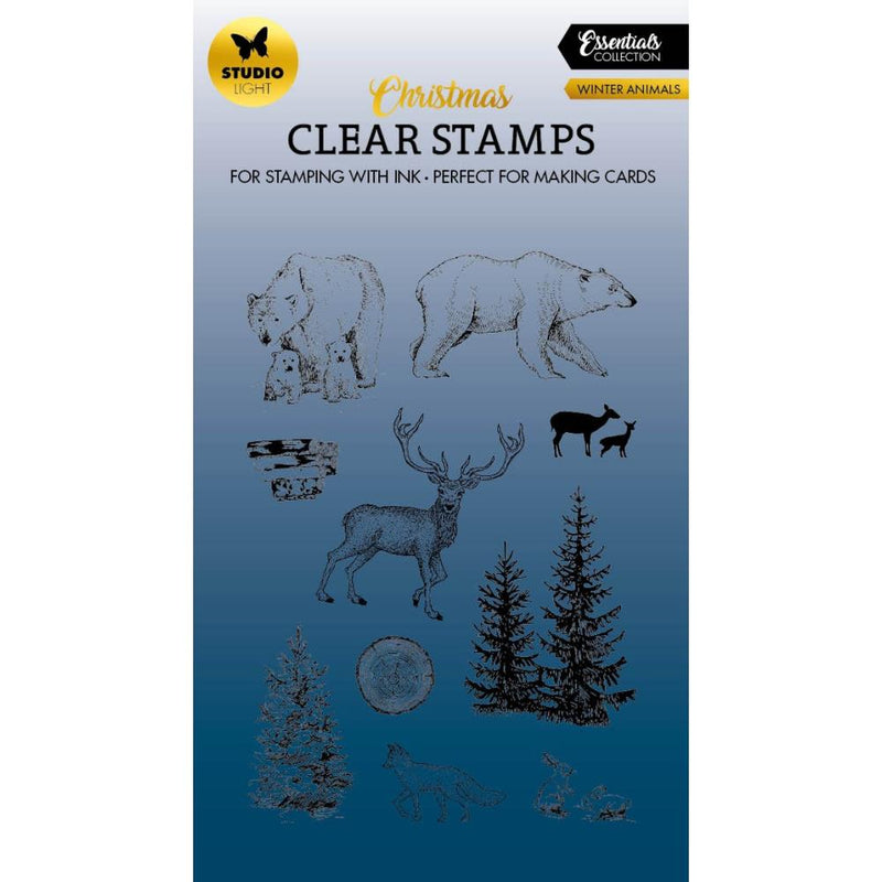 Studio Light Essentials Clear Stamps - Winter Animals, Stamp480