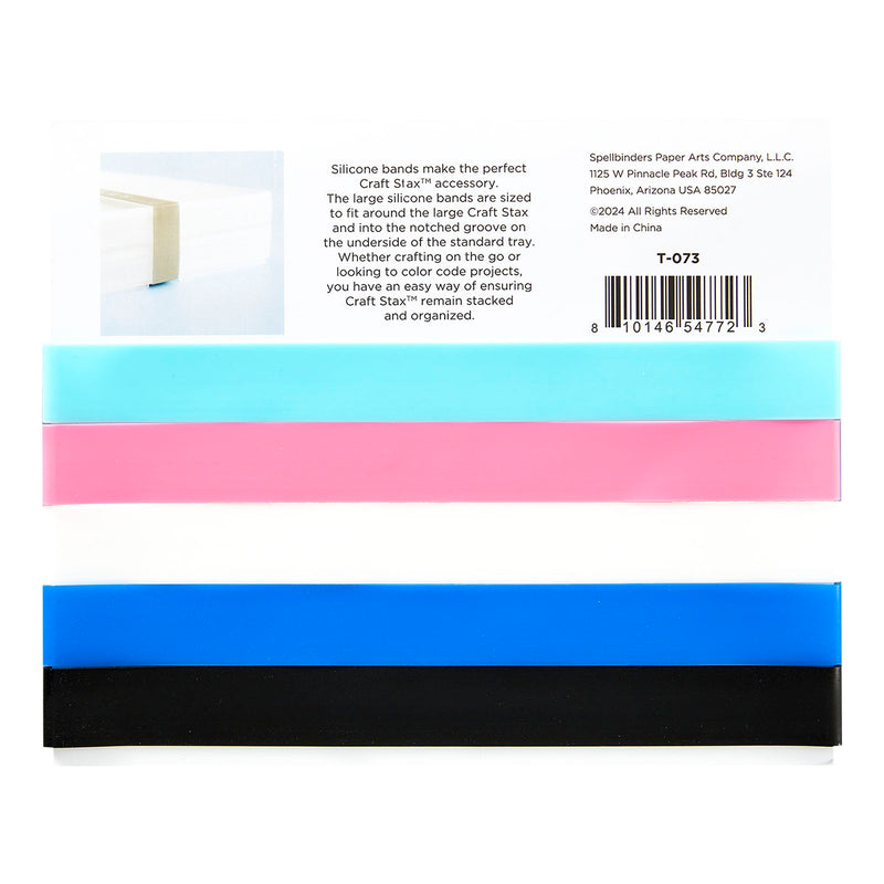 Spellbinders - Craft Stax Silicone Bands - Large, T-073