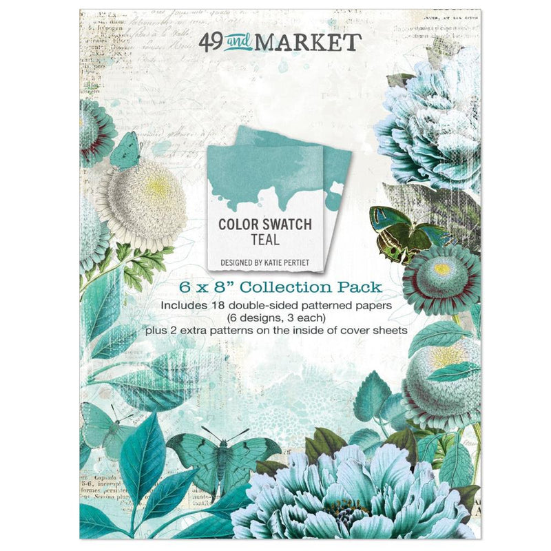 49 & Market 6x8 Collection Pack- Color Swatch: Teal, TCS26221
