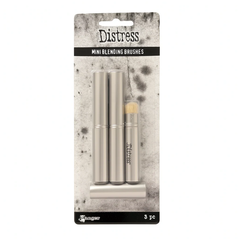 Tim Holtz Distress Retractable Mini Ink Blending Brush 3Pc, TDA89858