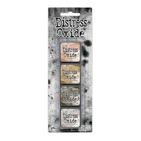 Ranger - Tim Holtz Distress Mini Oxide Ink Pads 4Pc - Kit #18, TDIK91646