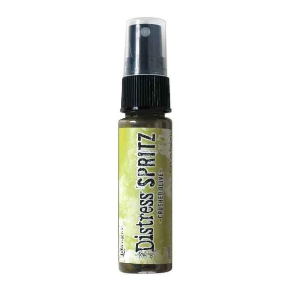 Tim Holtz Distress Spritz 1oz Bottle - Crushed Olive, TDU86284