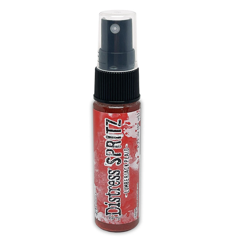 ETA 11/06 - Tim Holtz Distress Spritz 1oz Bottle - Lumberjack Plaid, TDU86376