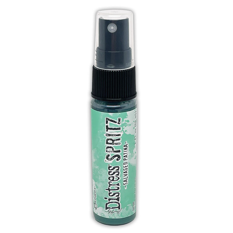 ETA 11/06 - Tim Holtz Distress Spritz 1oz Bottle - Salvaged Patina, TDU86451