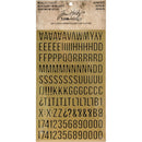 *Tim Holtz Idea-ology Metallic Stickers - Alpha Gold, TH93560  Retired