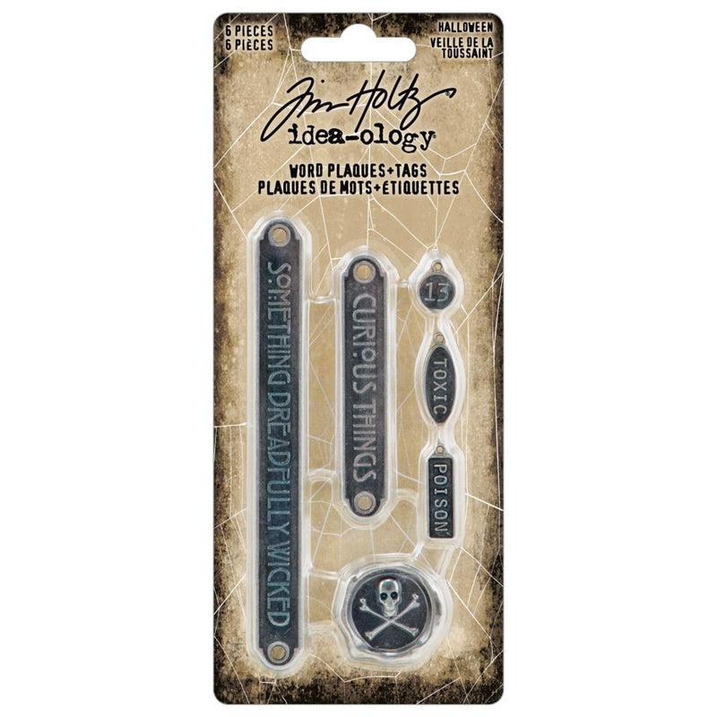 Tim Holtz Idea-Ology - Word Plaques & Tags, TH94341 Halloween 2023