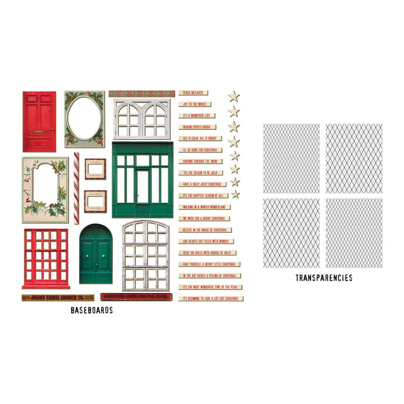 Tim Holtz Idea-Ology - Baseboards & Transparencies, TH94349 Christmas 2023