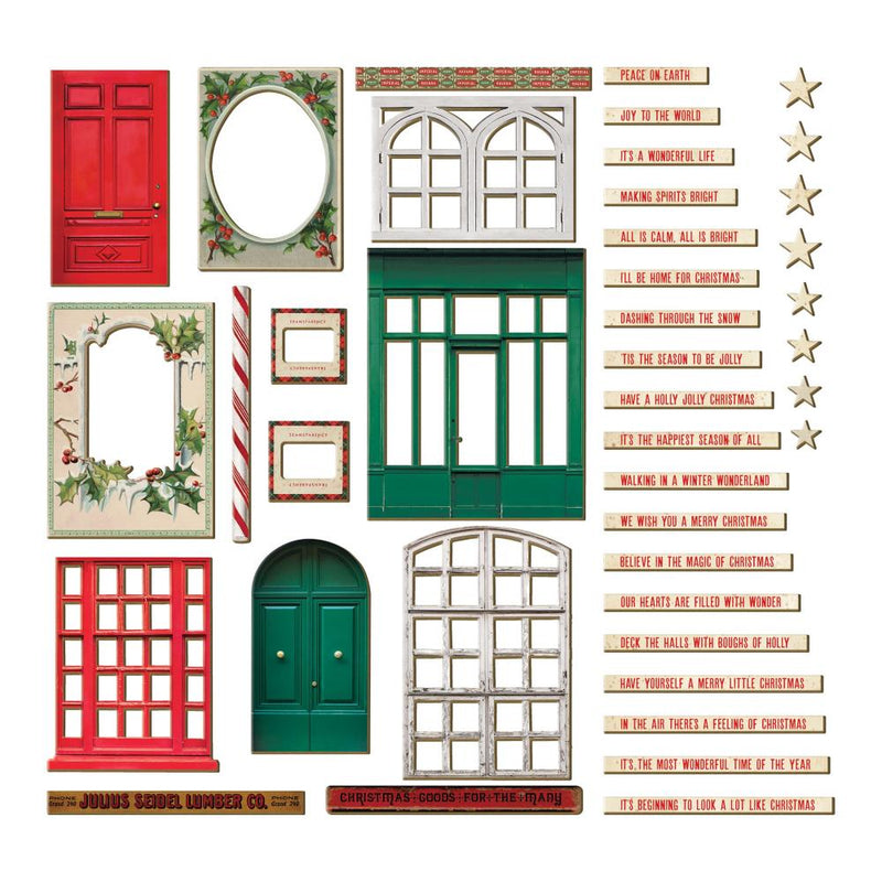 Tim Holtz Idea-Ology - Baseboards & Transparencies, TH94349 Christmas 2023