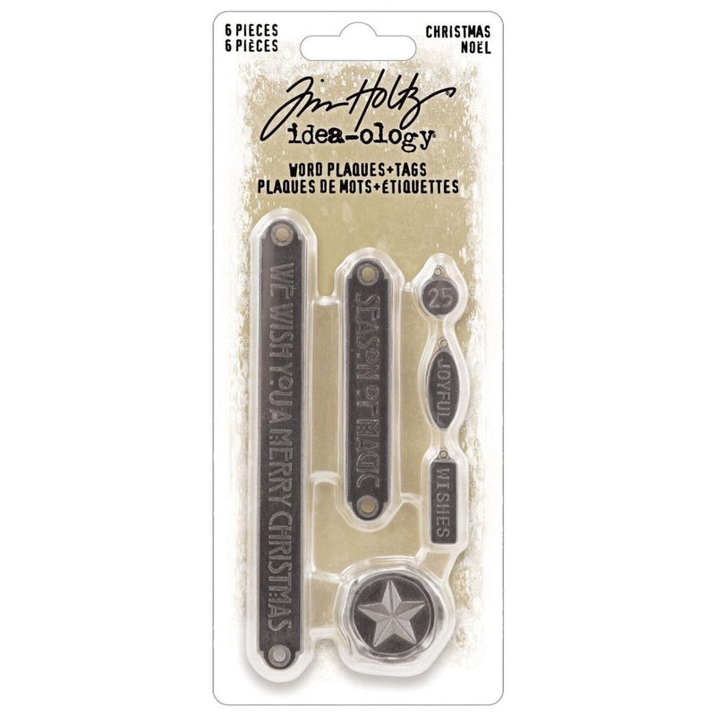Tim Holtz Idea-Ology - Word Plaques & Tags, TH94352 Christmas 23