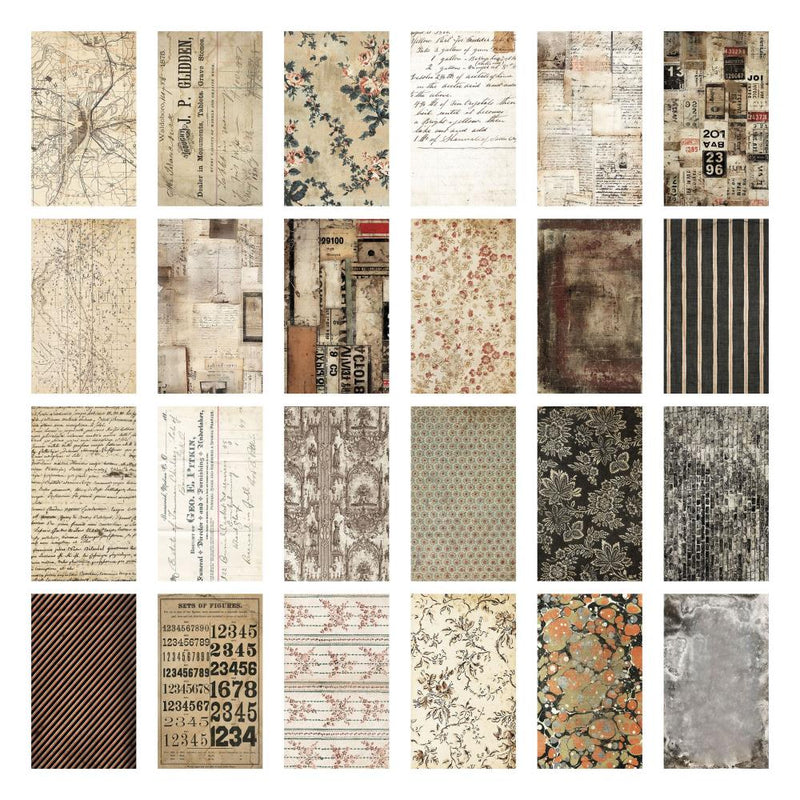 Tim Holtz Idea-Ology D/S Backdrops 6x10 - Halloween, TH94389- 2024 Now Retired