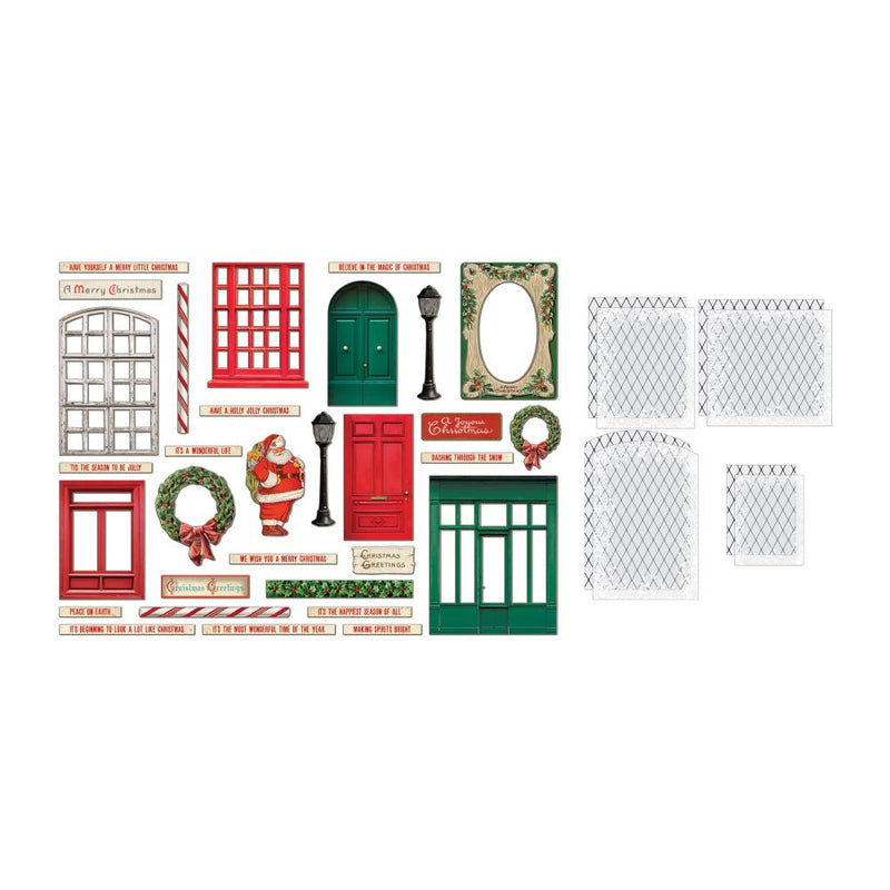 Tim Holtz Idea-Ology - Christmas 2024 Baseboards & Transparancies, TH94407