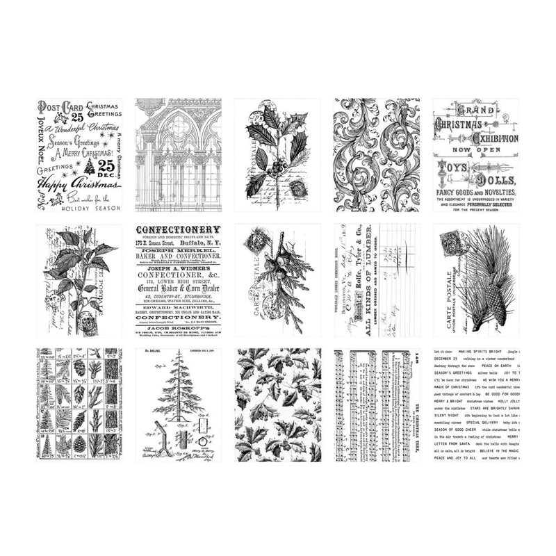 Tim Holtz Idea-Ology - Christmas 2024 Collage Paper, TH94409