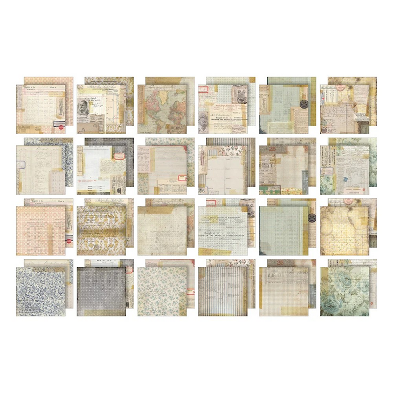 Tim Holtz idea-ology Paper Stash 2025 Vault Release -  I Want It All Bundle, IWIA8+12