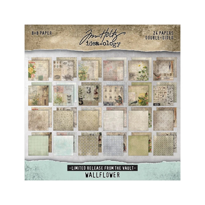 Tim Holtz idea-ology Paper Stash 2025 Vault Release -  I Want It All Bundle, IWIA8+12