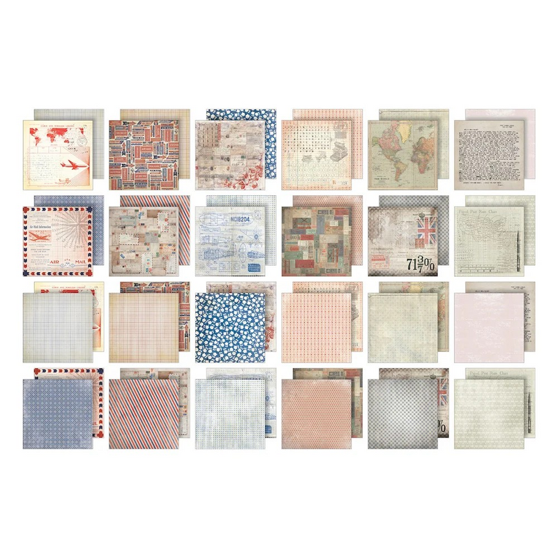 Tim Holtz idea-ology Paper Stash 2025 Vault Release -  I Want It All Bundle, IWIA8+12