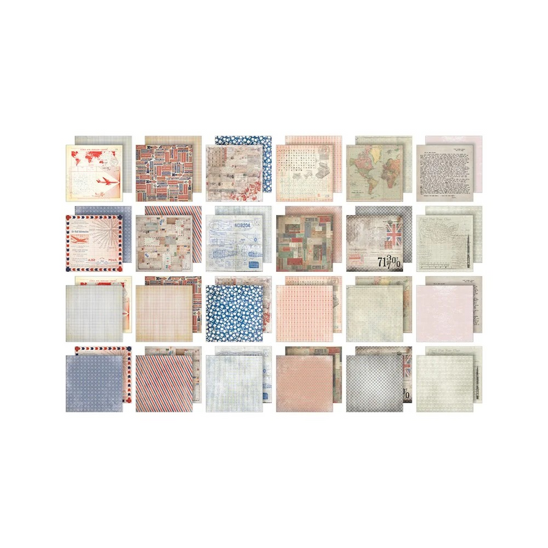 Tim Holtz idea-ology Paper Stash 2025 Vault Release -  I Want It All Bundle, IWIA8+12