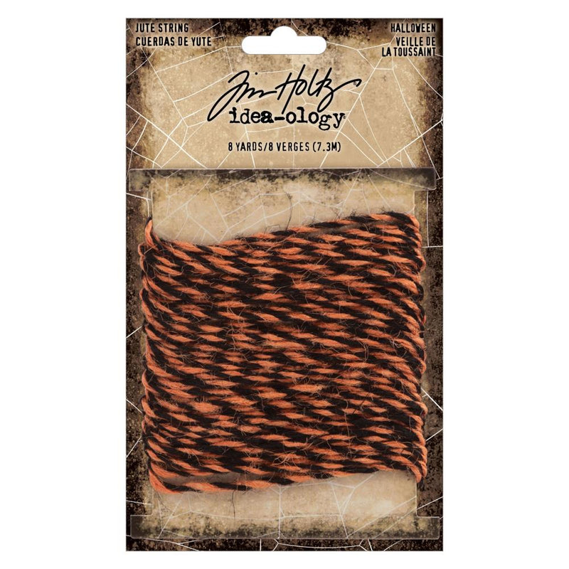 Tim Holtz Idea-Ology - Jute String, Black/Orange, TH94440