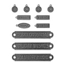 Tim Holtz Idea-Ology - Word Plaques + Tags Christmas, TH94446