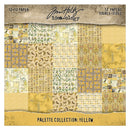 Tim Holtz Idea-ology Palette 12x12 Paper Pack - Yellow, TH94458
