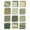 Tim Holtz Idea-ology Palette 12x12 Paper Pack - Green, TH94460