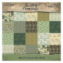 Tim Holtz Idea-ology Palette 12x12 Paper Pack - Green, TH94460