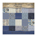 Tim Holtz Idea-ology Palette 12x12 Paper Pack - Indigo, TH94462