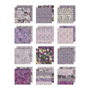 Tim Holtz Idea-ology Palette 12x12 Paper Pack - Purple, TH94464