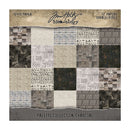 Tim Holtz Idea-ology Palette 12x12 Paper Pack - Charcoal, TH94465