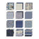 Tim Holtz Idea-ology Palette 8x8 Paper Pack - Indigo, TH94476
