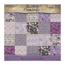 Tim Holtz Idea-ology Palette 8x8 Paper Pack - Purple, TH94478