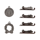 Ships 10/05 - Tim Holtz Idea-Ology - Adornments Wonderland, TH94486 Christmas 26