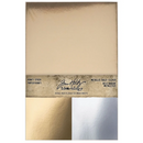 Ships 10/05 - Tim Holtz Idea-Ology - Christmas 2026 Metallic Kraftstock Gold + Silver, TH94493