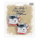 Ships 10/05 - Tim Holtz Idea-Ology - Snowman Mugs, TH94501 Christmas 26