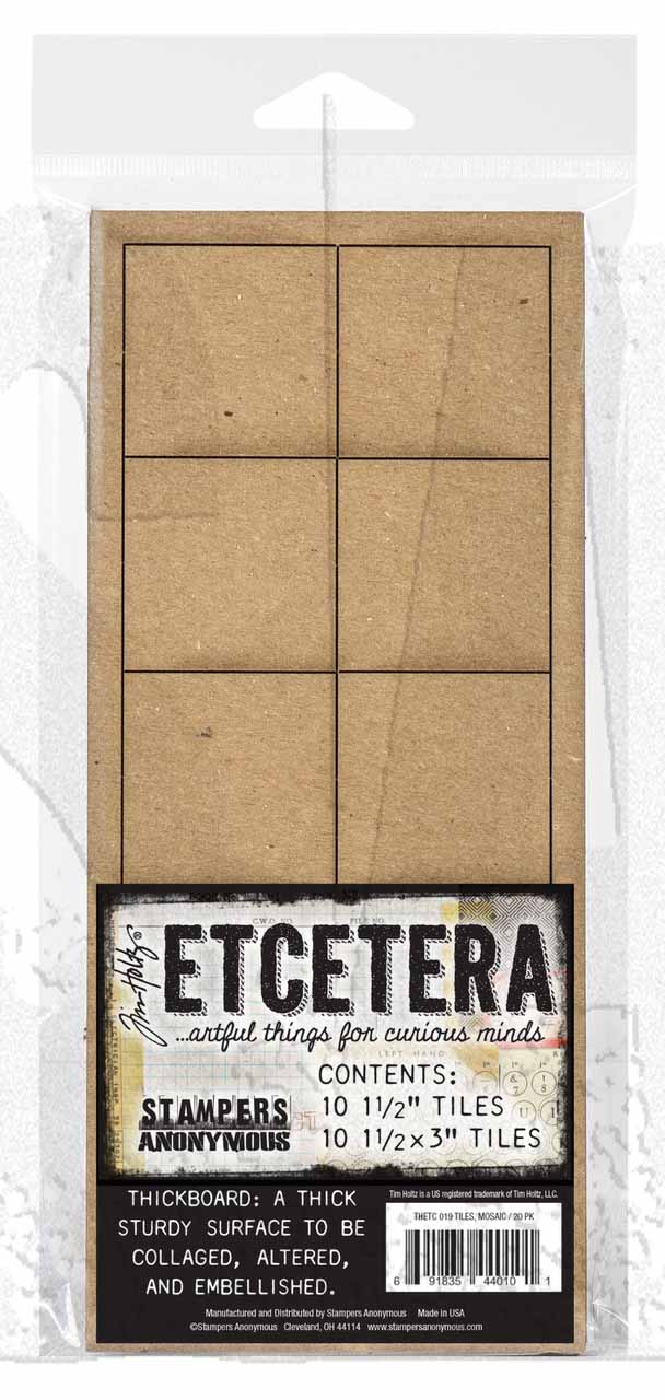 Stampers Anonymous Etcetera - Mosaic Tiles, THETC019 by Tim Holtz
