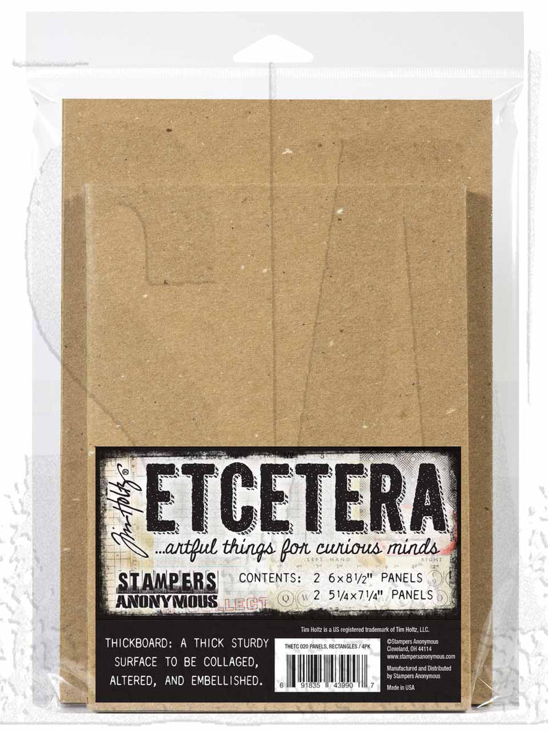 Stampers Anonymous Etcetera - Rectangle Panels, THETC020 by Tim Holtz